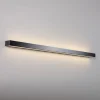 Mera LED-væglampe, bredde 120 cm, sort, 3000K