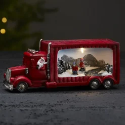 Merryville - LED dekolampe julemandens lastbil