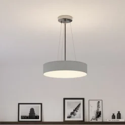 Mia loftslampe, grå, Ø 50 cm