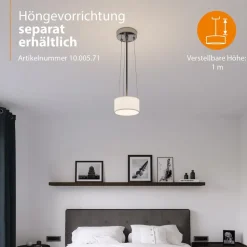Mia loftslampe, grå, Ø 50 cm