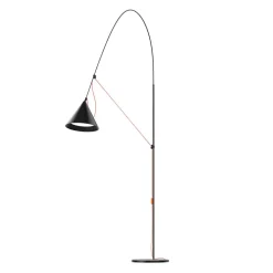 midgard AYNO XL gulvlampe sort/orange 3.000 K