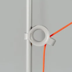 midgard AYNO XL gulvlampe, grå/orange 2.700 K