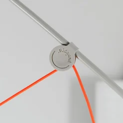 midgard AYNO XL gulvlampe, grå/orange 2.700 K