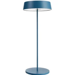 Miram LED-bordlampe med batteri, kan dæmpes, blå