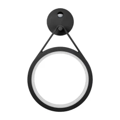 Mirco udendørs LED-væglampe med sensor, ringformet
