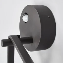 Mirco udendørs LED-væglampe med sensor, ringformet