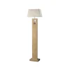 Miriel gulvlampe, højde 170 cm, tekstil, træ