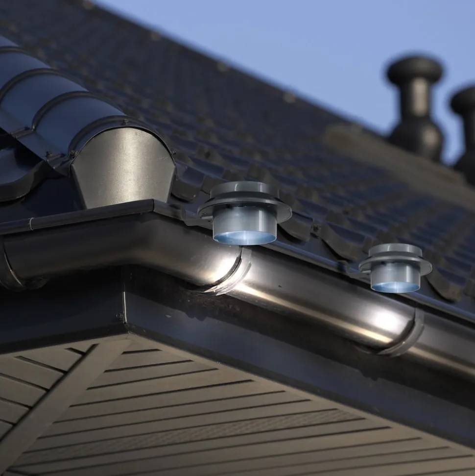 Mistra LED-solcellelampe t. tagrende, deko, 6 stk