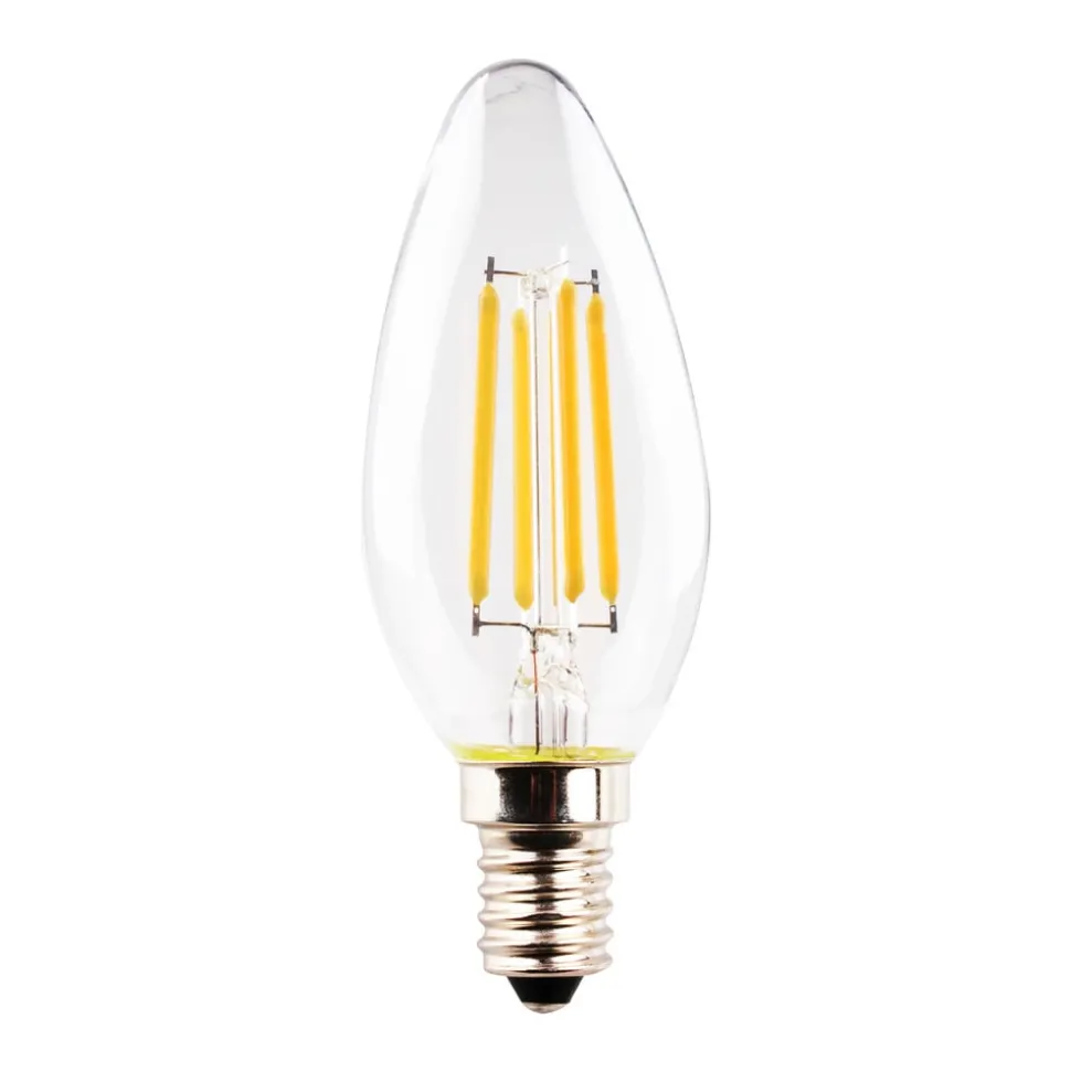Müller Licht LED-stearinlys E14 4W 827 glødetråd