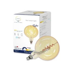 Müller Licht tint white LED-globe E27 4,9 W guld