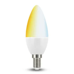Müller Licht tint white LED-kertepære E14 5,8W