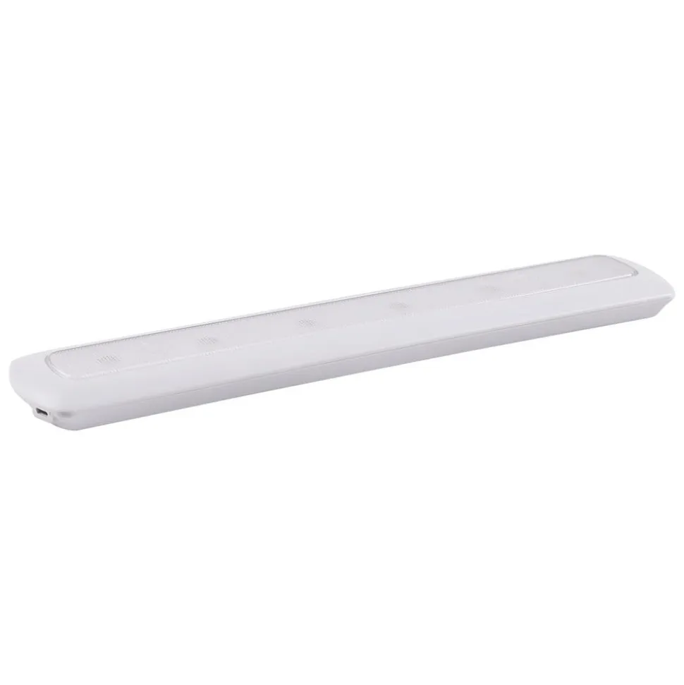Mobina Push 30 LED-møbellampe, hvid, 30,5 cm lang