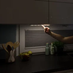 Mobina Push 30 LED-møbellampe, hvid, 30,5 cm lang