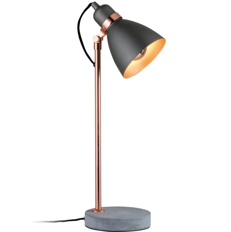 Moderne bordlampe Orm med betonfod