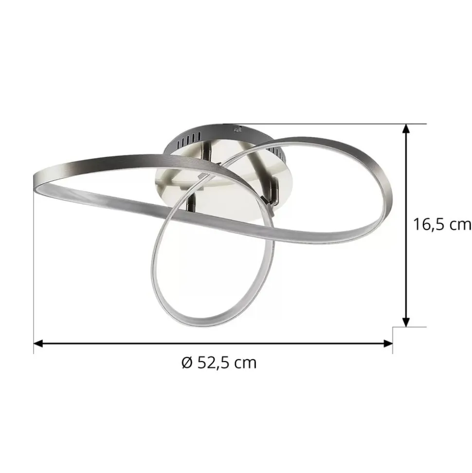 Moderne designet LED-loftlampe Saliha