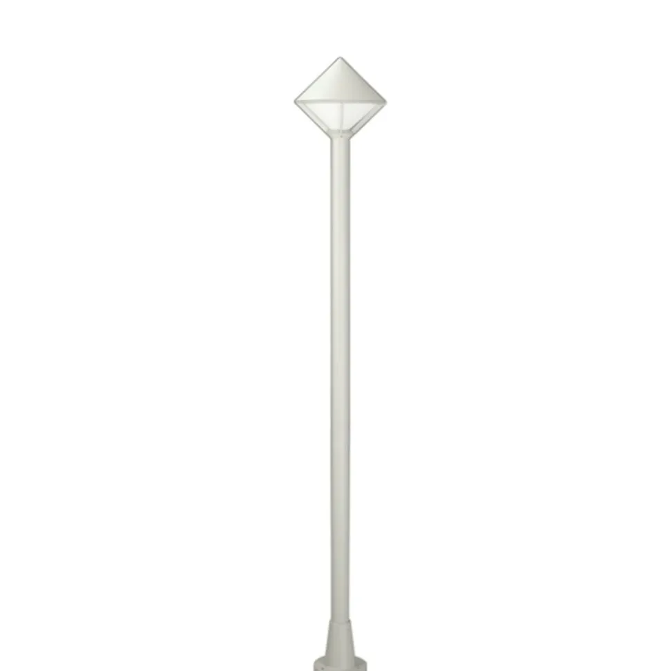 Moderne lampemast 179 i hvid
