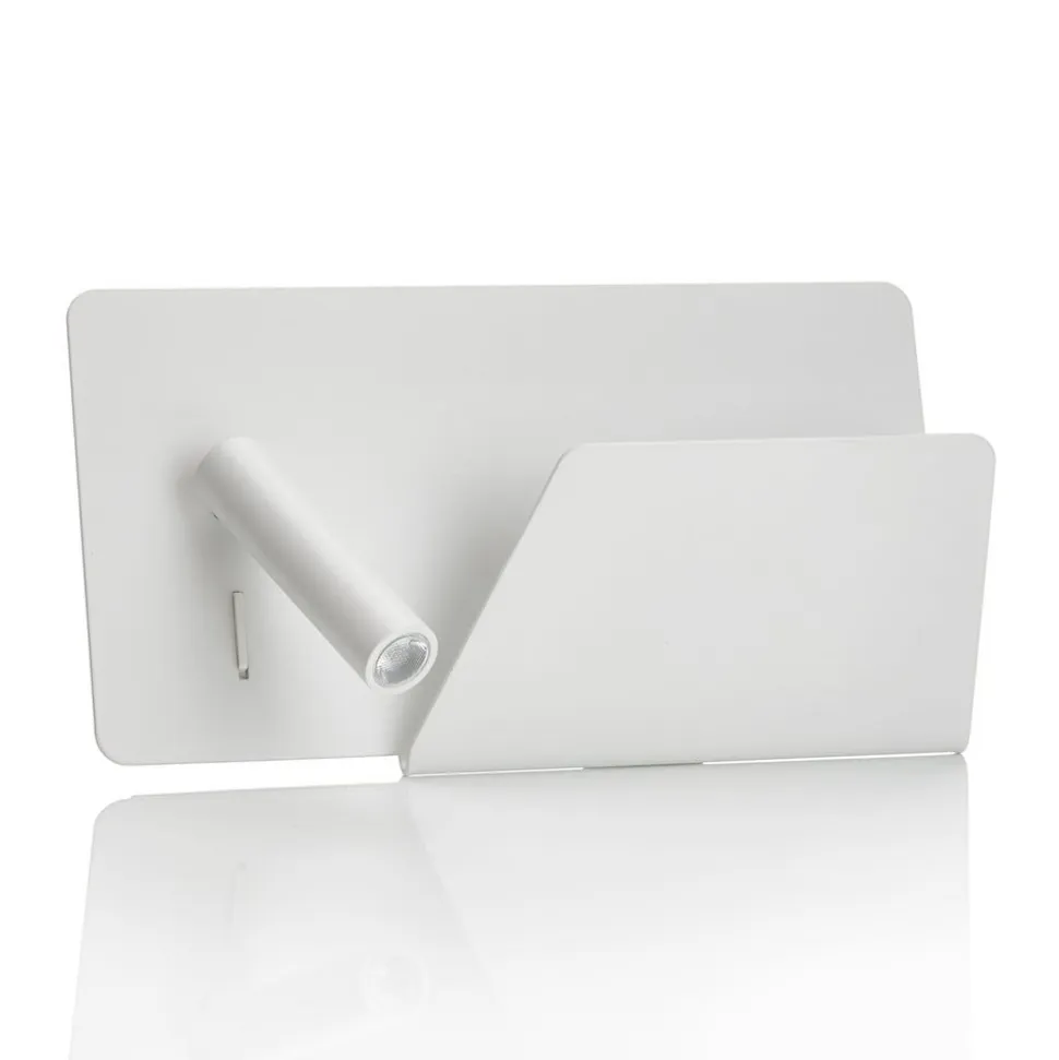 Moderne LED væglampe Suau med USB ladestik
