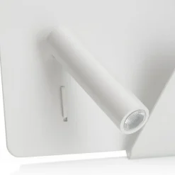 Moderne LED væglampe Suau med USB ladestik