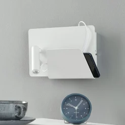 Moderne LED væglampe Suau med USB ladestik