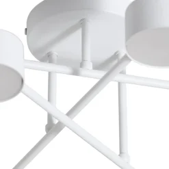 Modus 6 loftlampe, stål, 6 lyskilder, GX53, hvid