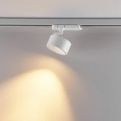 Molto Luce LED 3-faset skinnespot Magis, hvid, 830