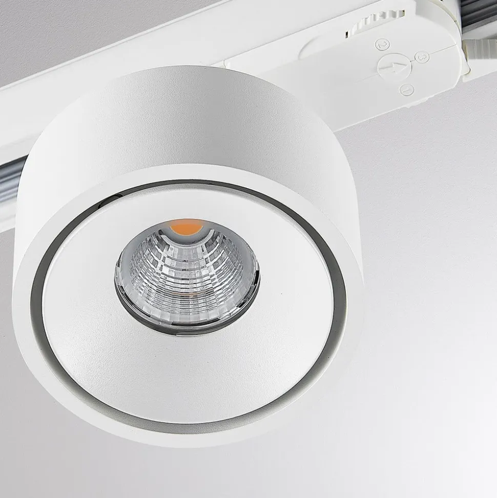 Molto Luce LED 3-faset skinnespot Magis, hvid, 827