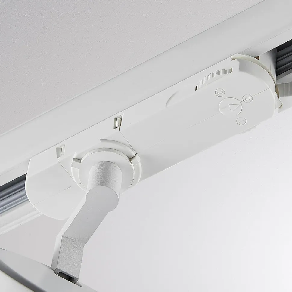 Molto Luce LED 3-faset skinnespot Magis, hvid, 827