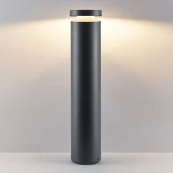 Molto Luce LED-sokkellampe Mona, Ø 18 cm, aluminium, højde 85 cm