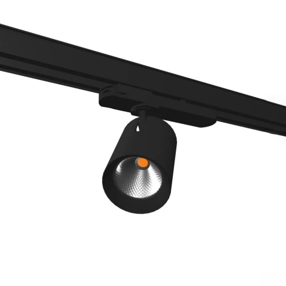Molto Luce Mova track spot 67mm sort 3fase