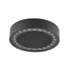 Molto Luce udendørs loftlampe Nona, Ø 22,8 cm, antracit