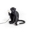 Monkey Lamp deko LED-terrasselampe, siddende, sort
