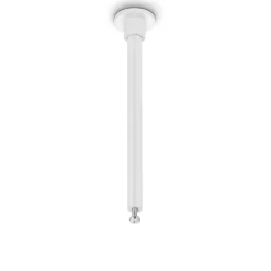 Monteringsstang til DUOline-skinne, hvid, 12,5 cm