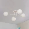 Moon loftlampe, 80 cm, 4 lyskilder, sandfarvet, glas, E27