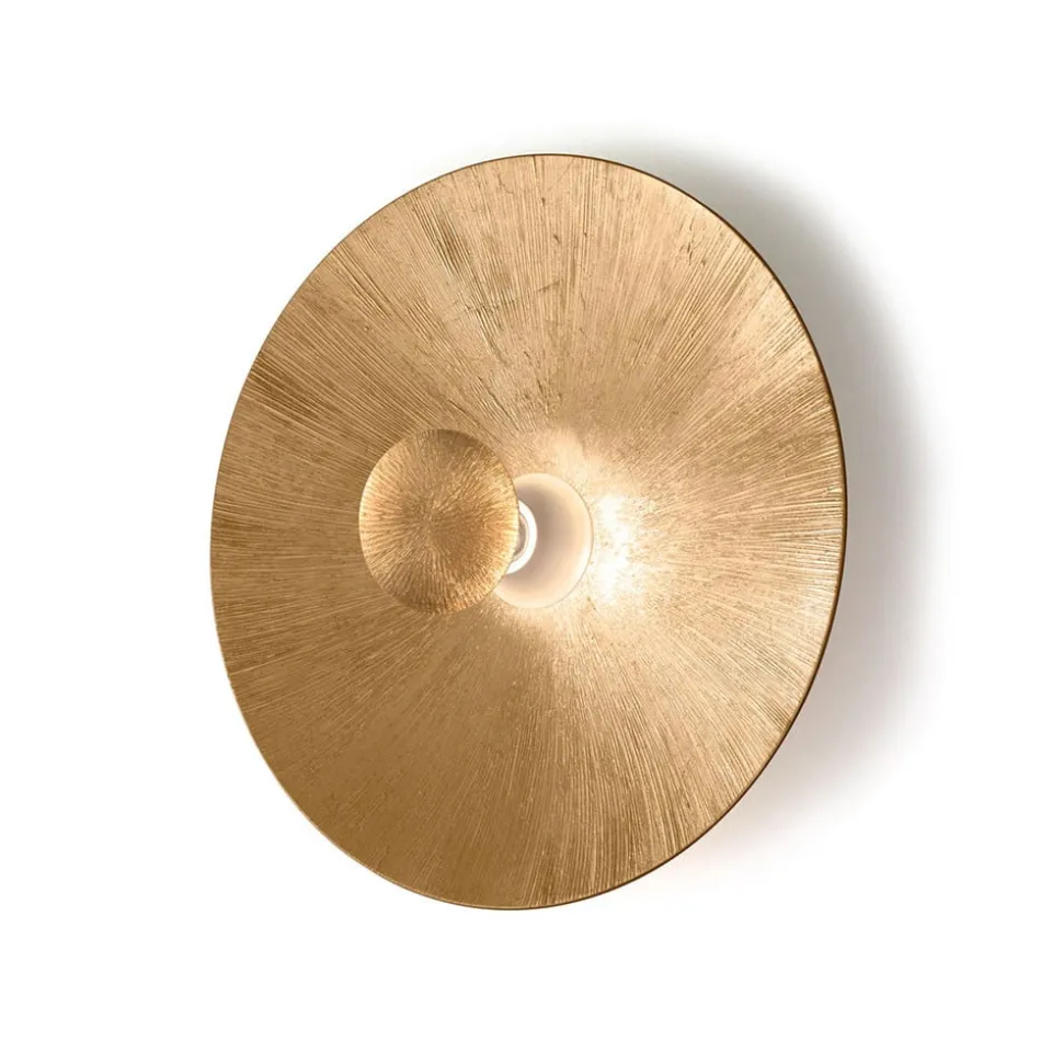 Moon Sun væglampe, Ø 54 cm, guld