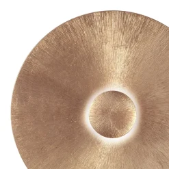Moon Sun væglampe, Ø 54 cm, guld