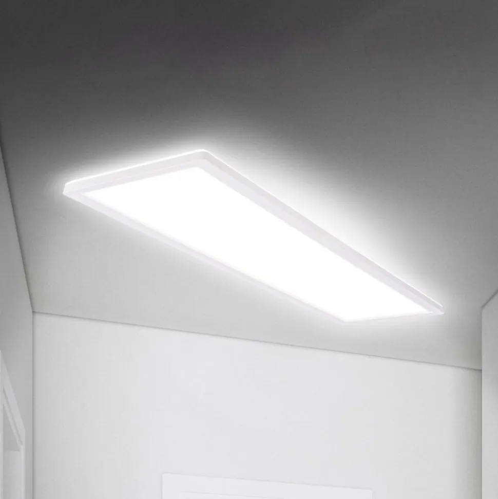 Move LED-panel, sensor, 98 x 20 cm, IP44, plast, hvid