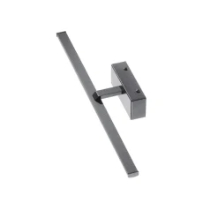 Nala LED-væglampe, sort, bredde 50 cm