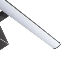 Nala LED-væglampe, sort, bredde 50 cm