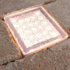 Nedgravningslampe Tabit, 10 x 10 cm, gangbar