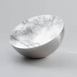 New Works Bordsspejl Aura, Ø 13 cm, stål, poleret