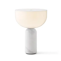 New Works Kizu genopladelig bordlampe hvid