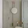 New Works spejl Rise and Shine, messing, Ø 45 cm, glas