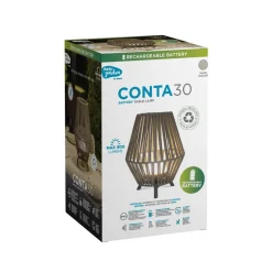 Newgarden Conta LED-bordlampe taupe 32cm