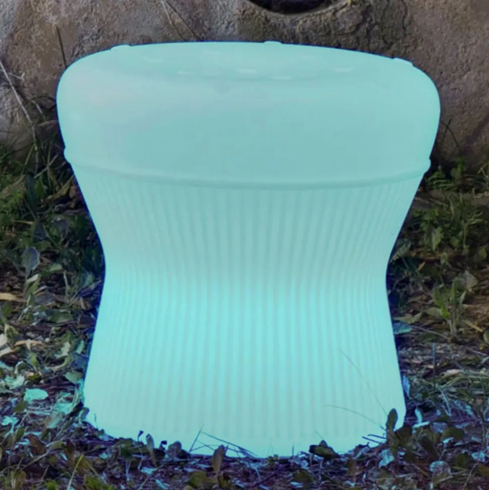 Newgarden Corfu LED-solskammel, 37 cm, genopladeligt batteri,