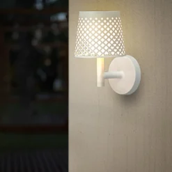 Newgarden Greta LED-solcellelampe, hvid