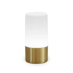 Newgarden LED-bordlampe Maia messingfarvet IP54 RGBW