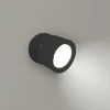 Newgarden LED-væglampe Roll 8, sort, drejelig