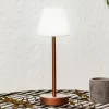 Newgarden Lola Slim LED-bordlampe batteri rosaguld