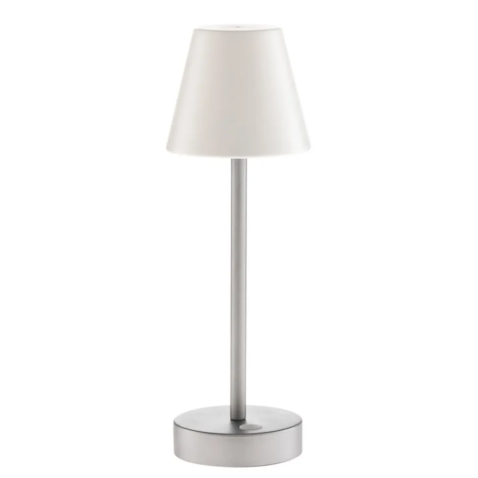 Newgarden Lola Slim LED-bordlampe, batteri, grå