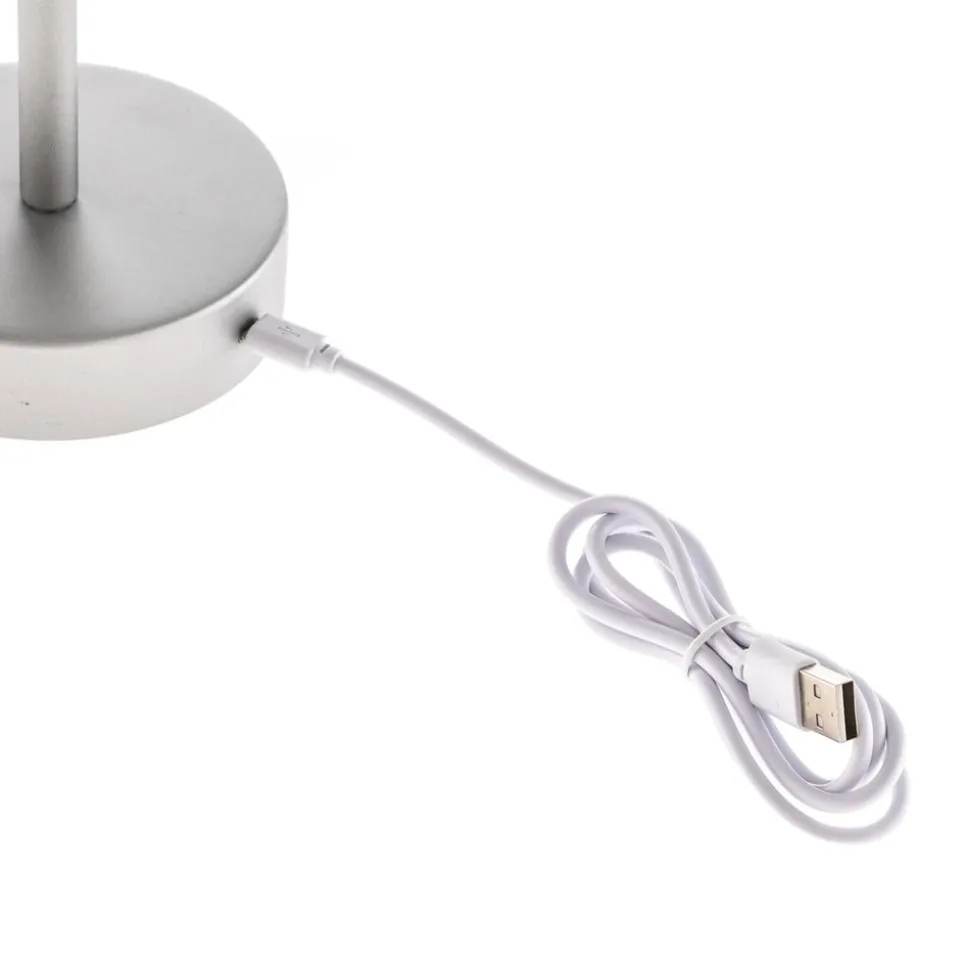 Newgarden Lola Slim LED-bordlampe, batteri, grå